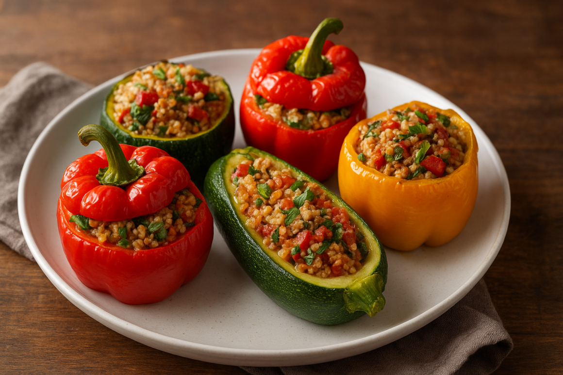 Recette légumes farcis végétariens