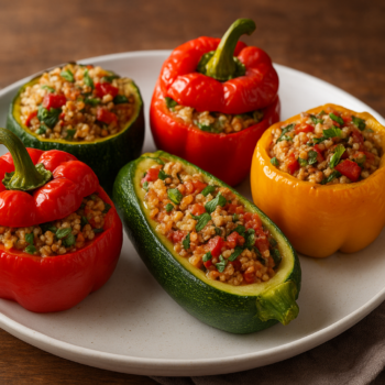 Recette légumes farcis végétariens