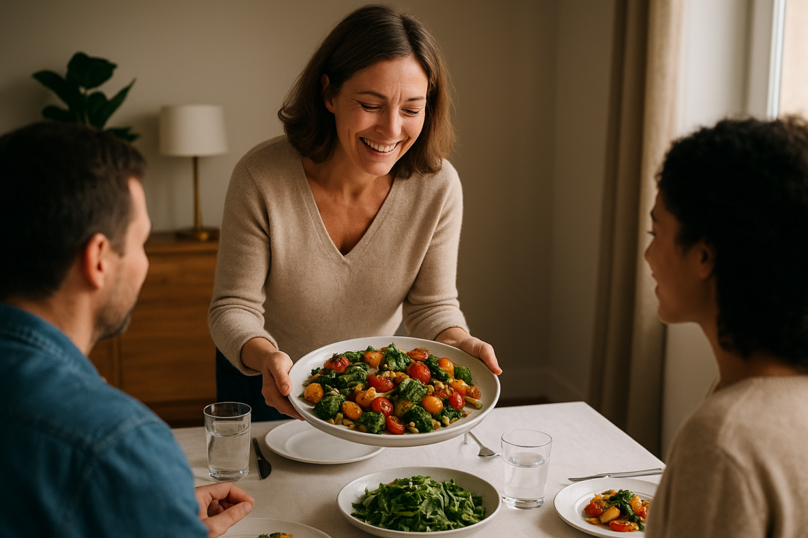 Recette végétarienne pour recevoir